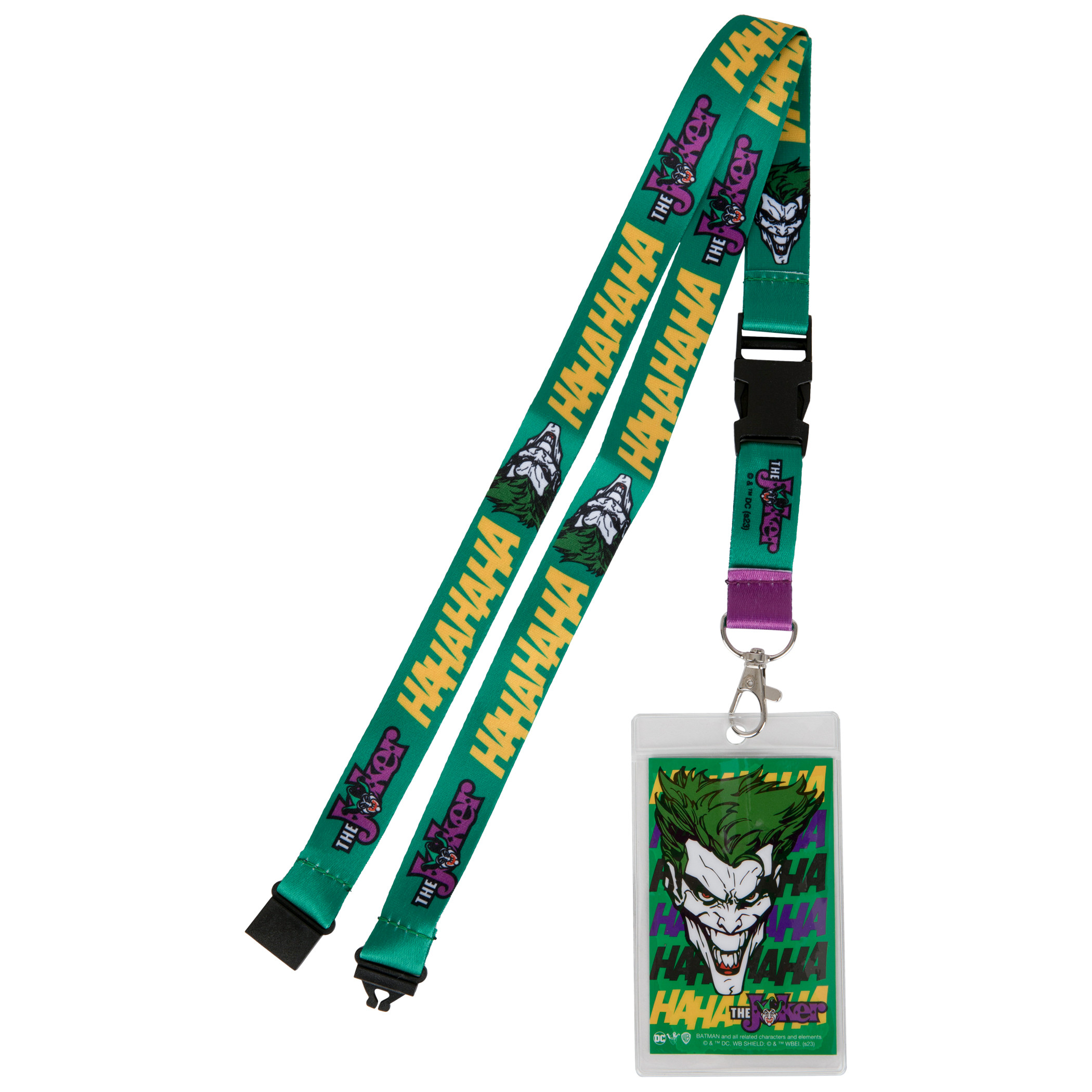 Joker HaHa Lanyard with ID Holder - SuperHeroStuff
